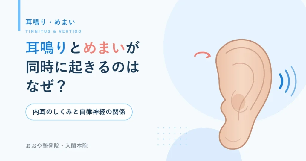 耳鳴りとめまいが同時に起きる理由